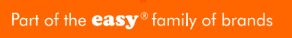 Part of the easy family of brands